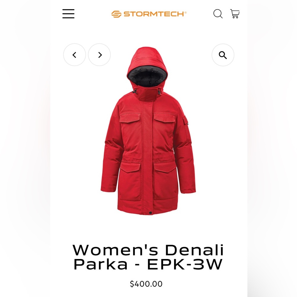 Storm Women's Red Ski Jacket